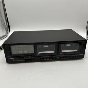 Sherwood CD345R Stereo Cassette Deck is a vintage 1980s